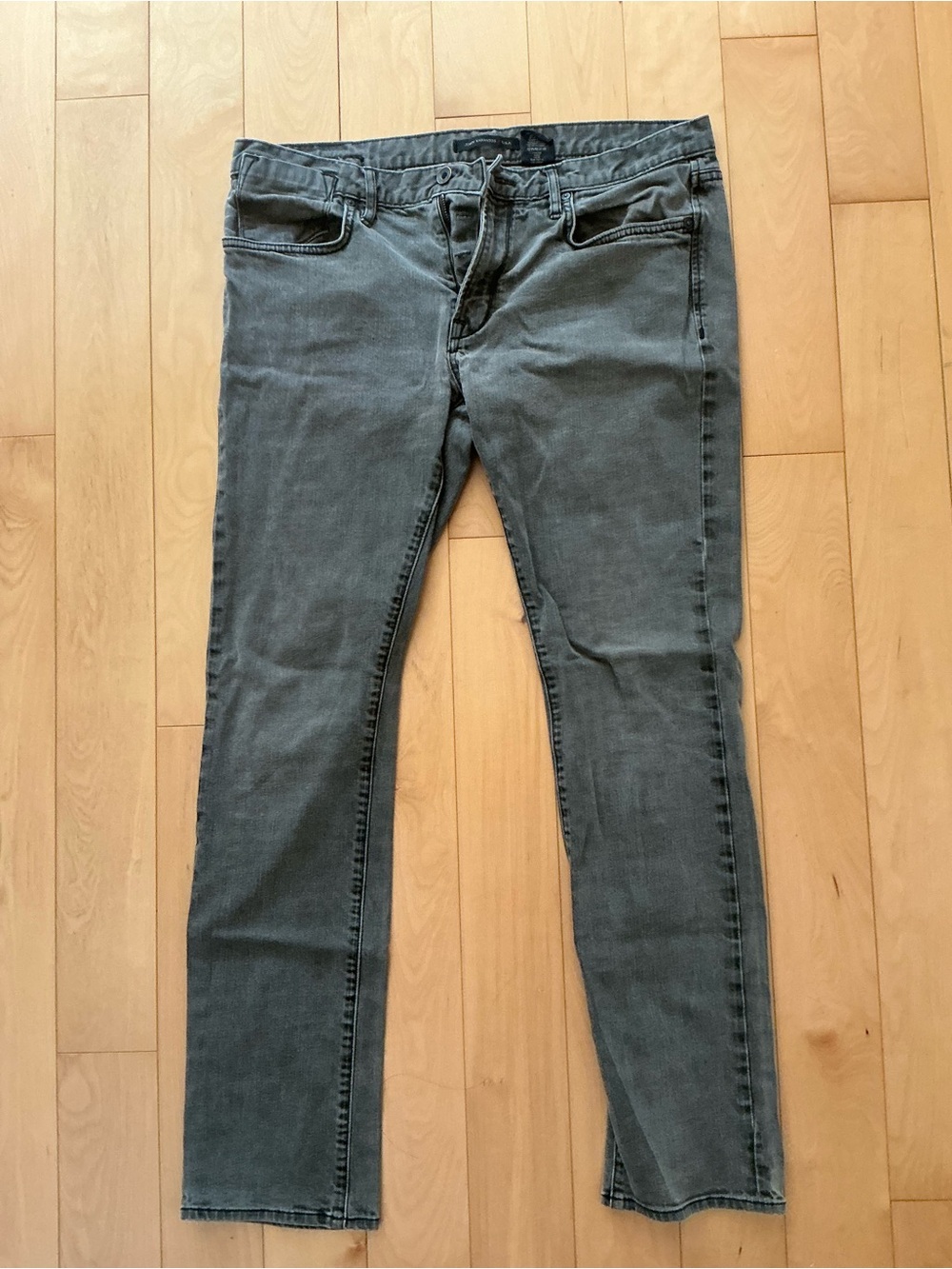 John Varvatos Slim Straight Gray Men's Jeans